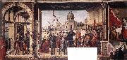 CARPACCIO, Vittore Arrival of the English Ambassadors g oil